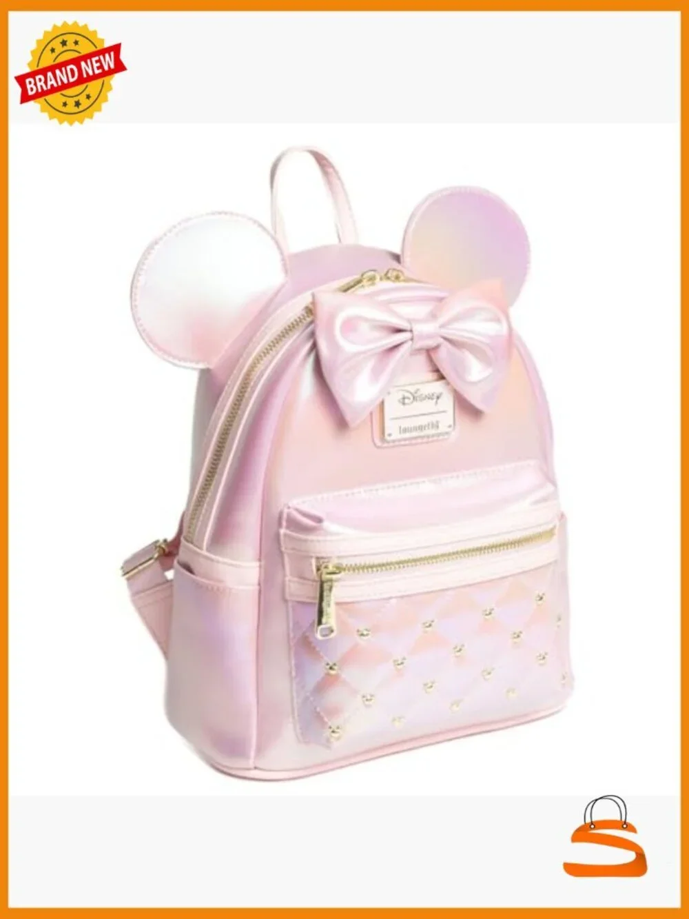 Loungefly Minnie Mouse Iridescent Faux Leather Backpack Women's